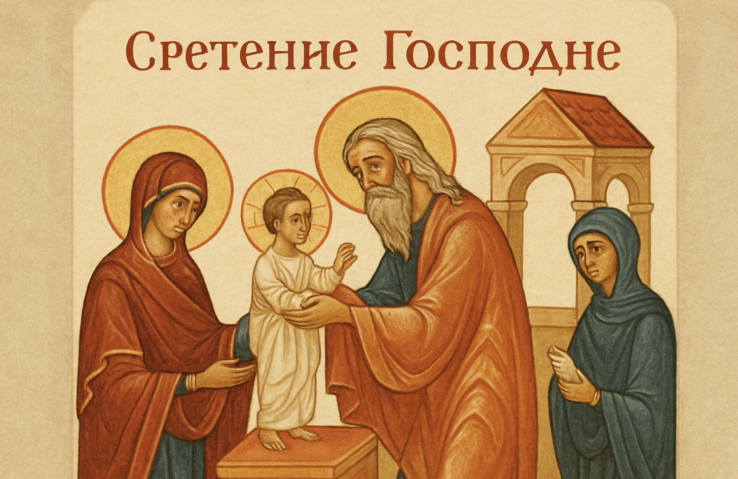 Фото Сретение Господне 2026: открытки к празднику 4